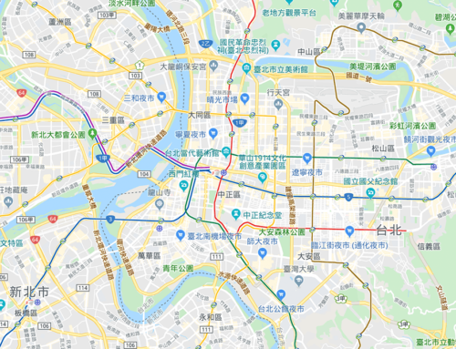 2020 Taipei Tourist Map